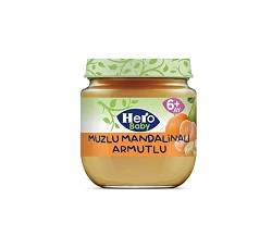 هرو بیبی پوره میوه(موز. نارنگی. گلابی )125گرم